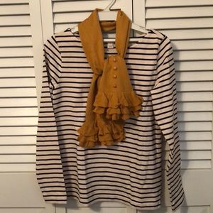 Ladies tee and scarf